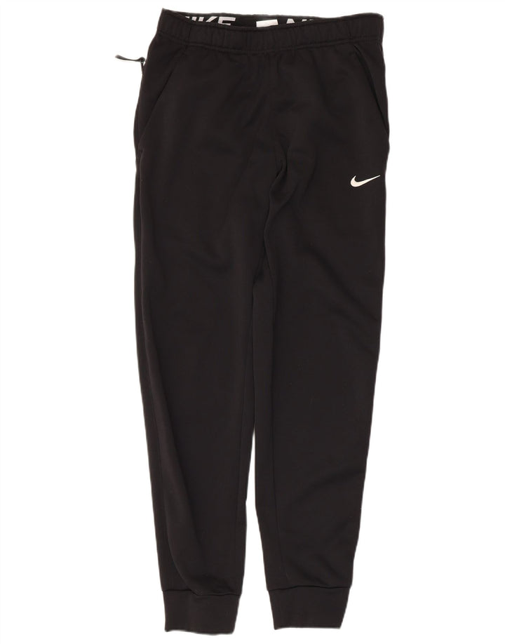 Calça de treino Nike masculina Therma-Fit joggers pequena preta de poliéster