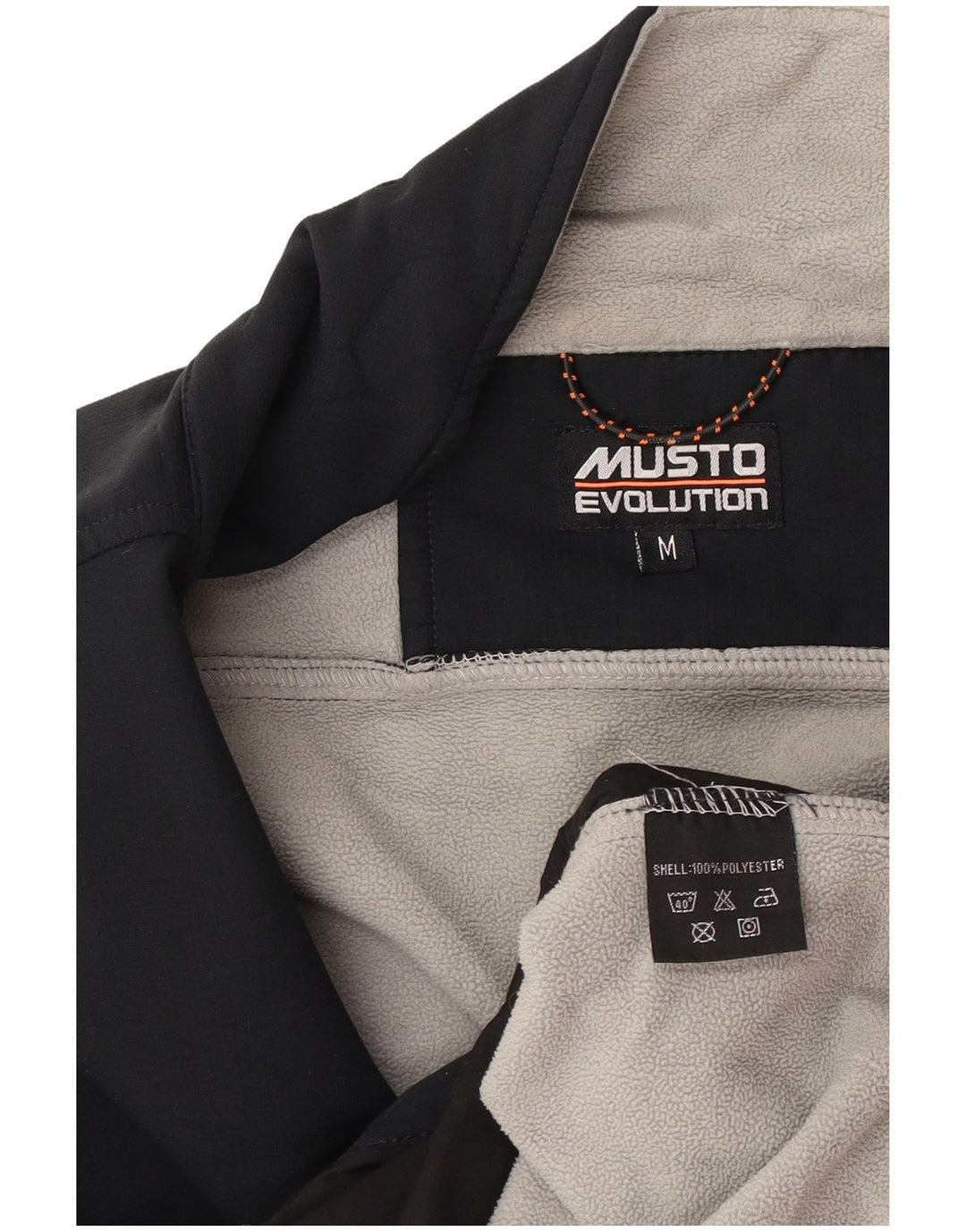 Jaqueta corta-vento masculina Musto UK 38 poliéster preto médio