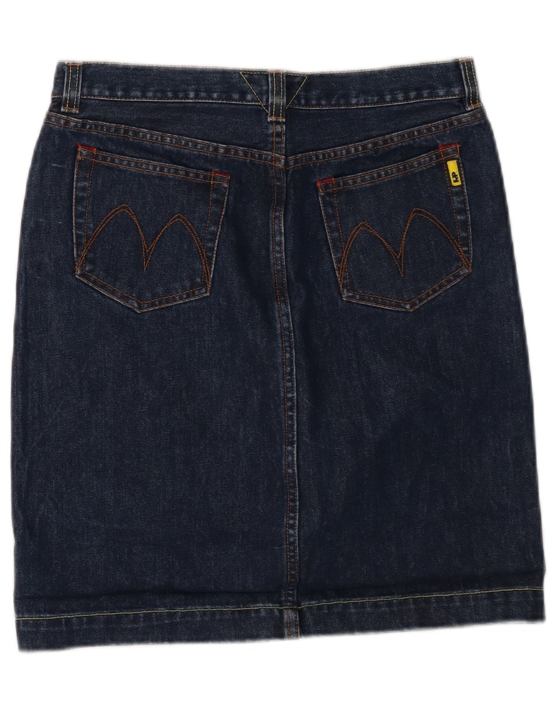 Saia jeans feminina MELTIN' POT W30 algodão azul médio