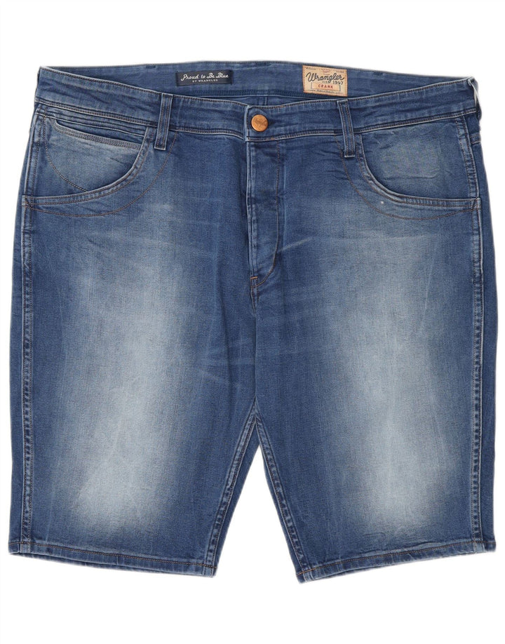 Wrangler Mens Crank Denim Shorts W40 XL Azul Algodão