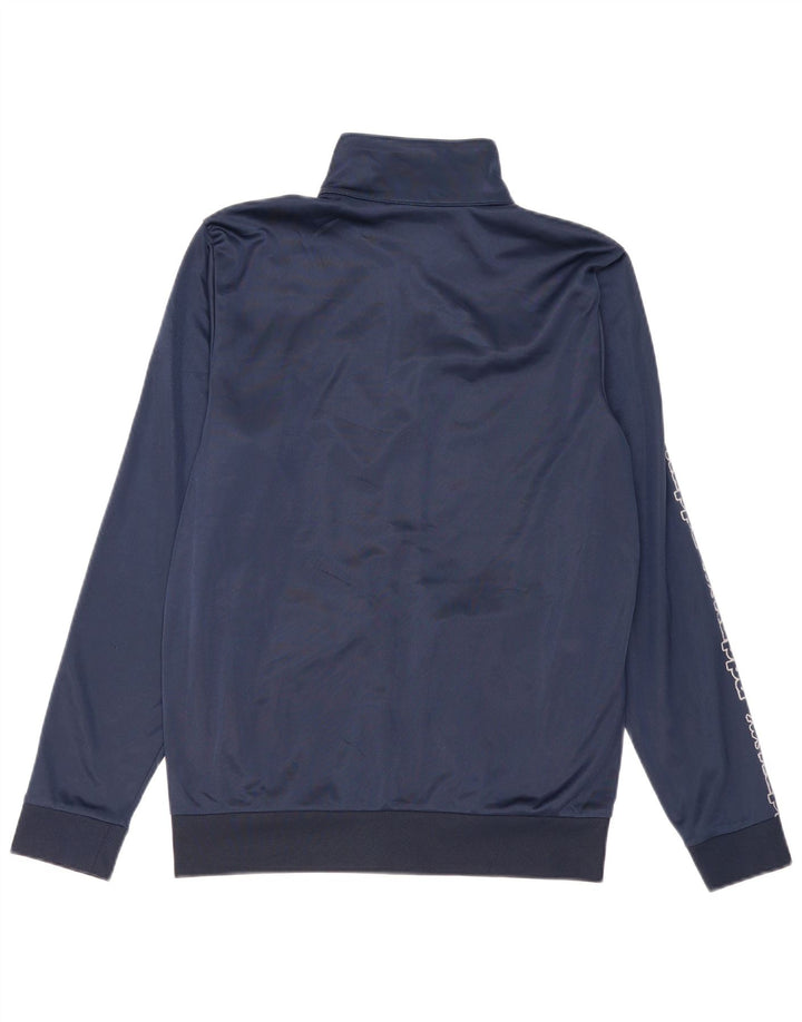 Kappa Mens Graphic Tracksuit Top Jacket Médio Azul Marinho Poliéster