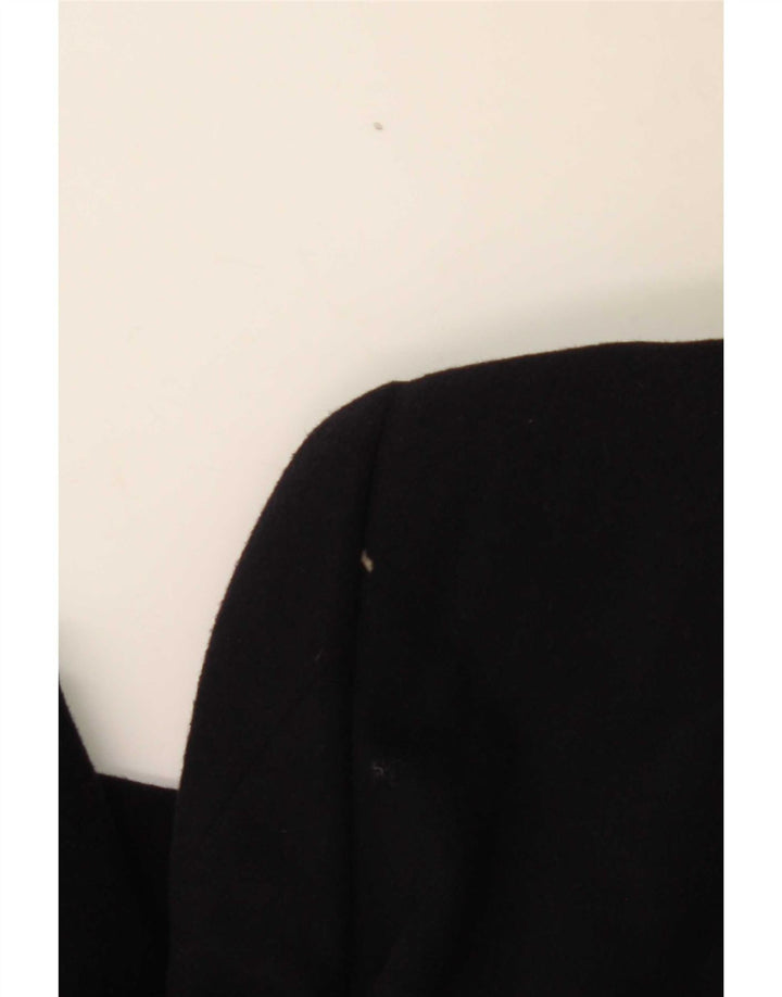 Jaqueta blazer masculina Nino Cerruti com peito duplo IT 52 XL lã preta