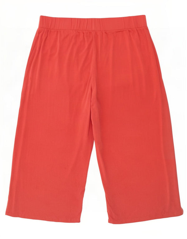 Calça de treino capri feminina Marks & Spencer Reino Unido 18 XL vermelho modal