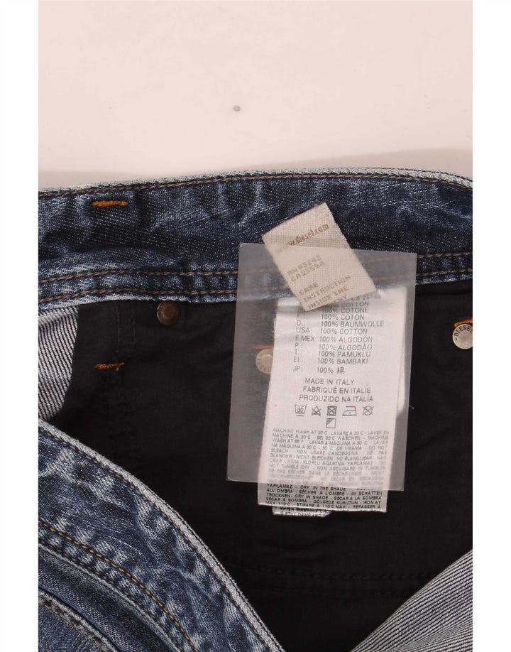 Shorts jeans masculino Diesel W34 grande algodão azul