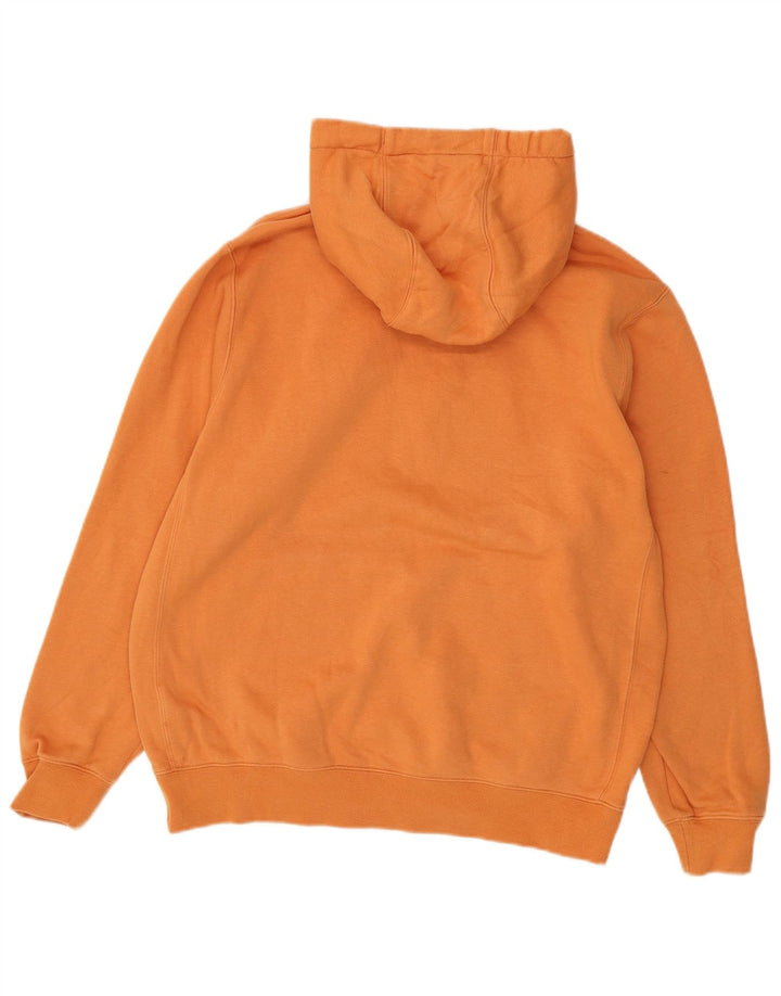 NIKE Mens Hoodie Jumper Médio Laranja Algodão
