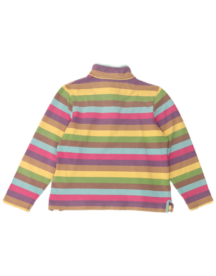 JOULES moletom feminino jumper UK 16 grande listrado multicolorido