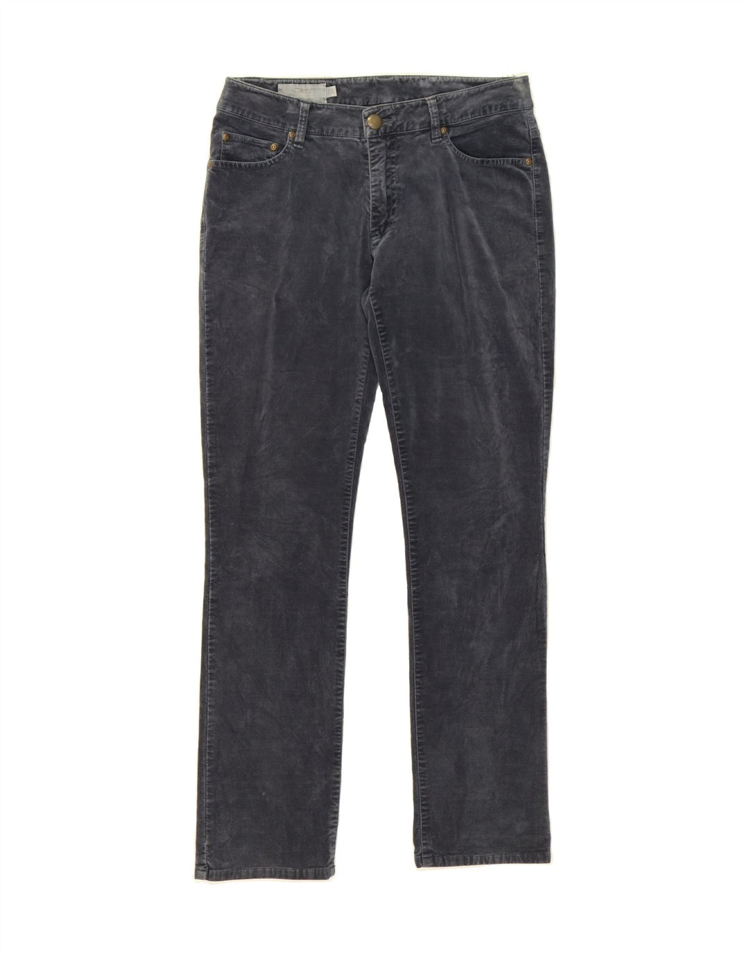 MARLBORO CLASSICS Womens Straight Casual Trousers W29 L30 Navy Blue Cotton Vintage Marlboro Classics and Second-Hand Marlboro Classics from Messina Hembry 