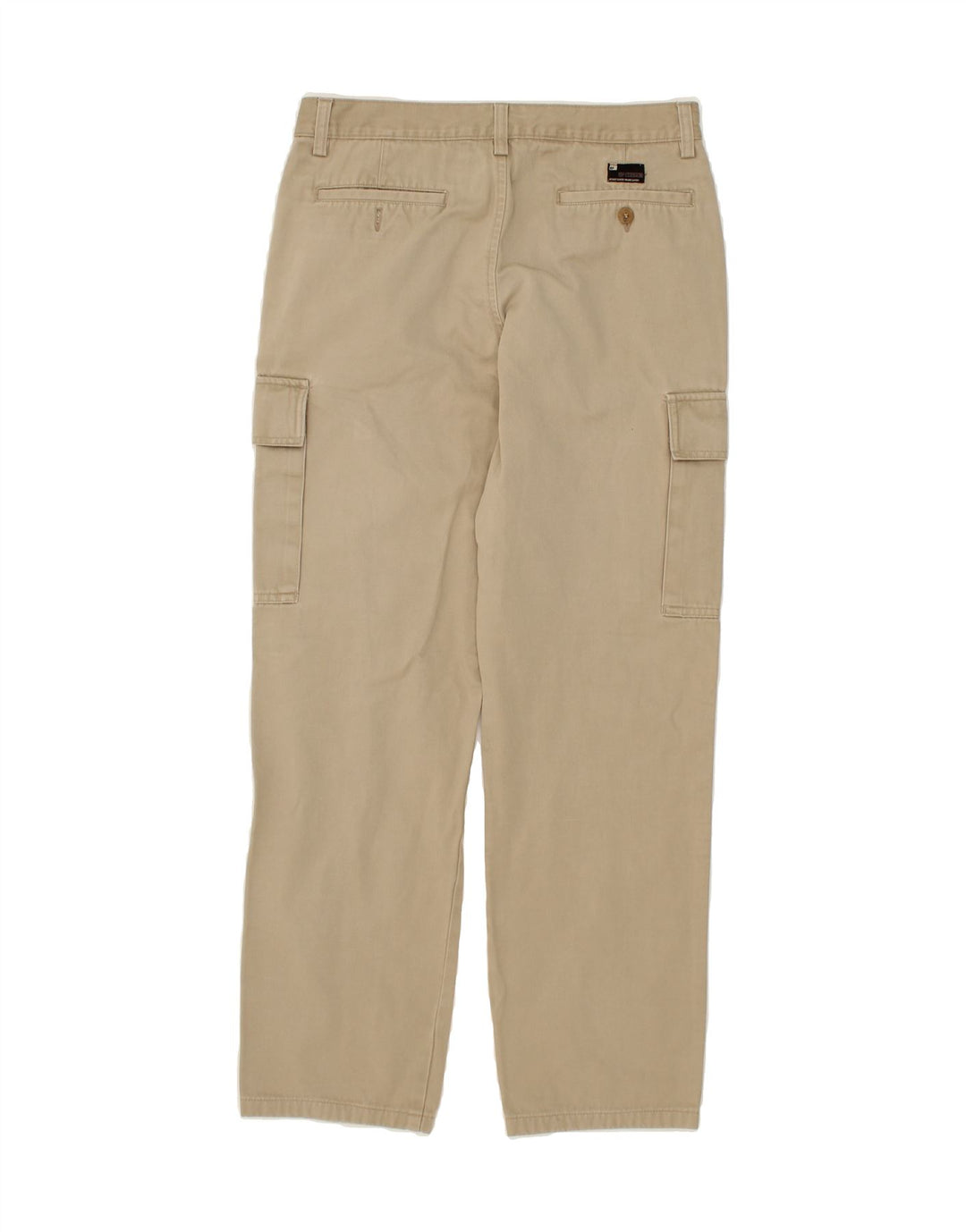 BELFE Womens Straight Cargo Trousers IT 46 Large W32 L29  Beige Cotton Vintage Belfe and Second-Hand Belfe from Messina Hembry 