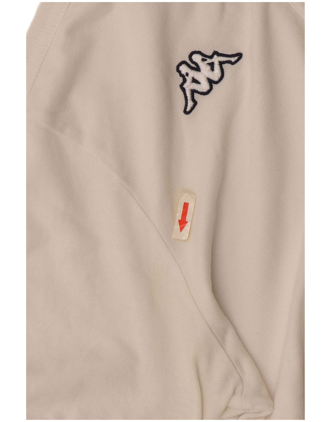 Camisa polo masculina Kappa médio branco