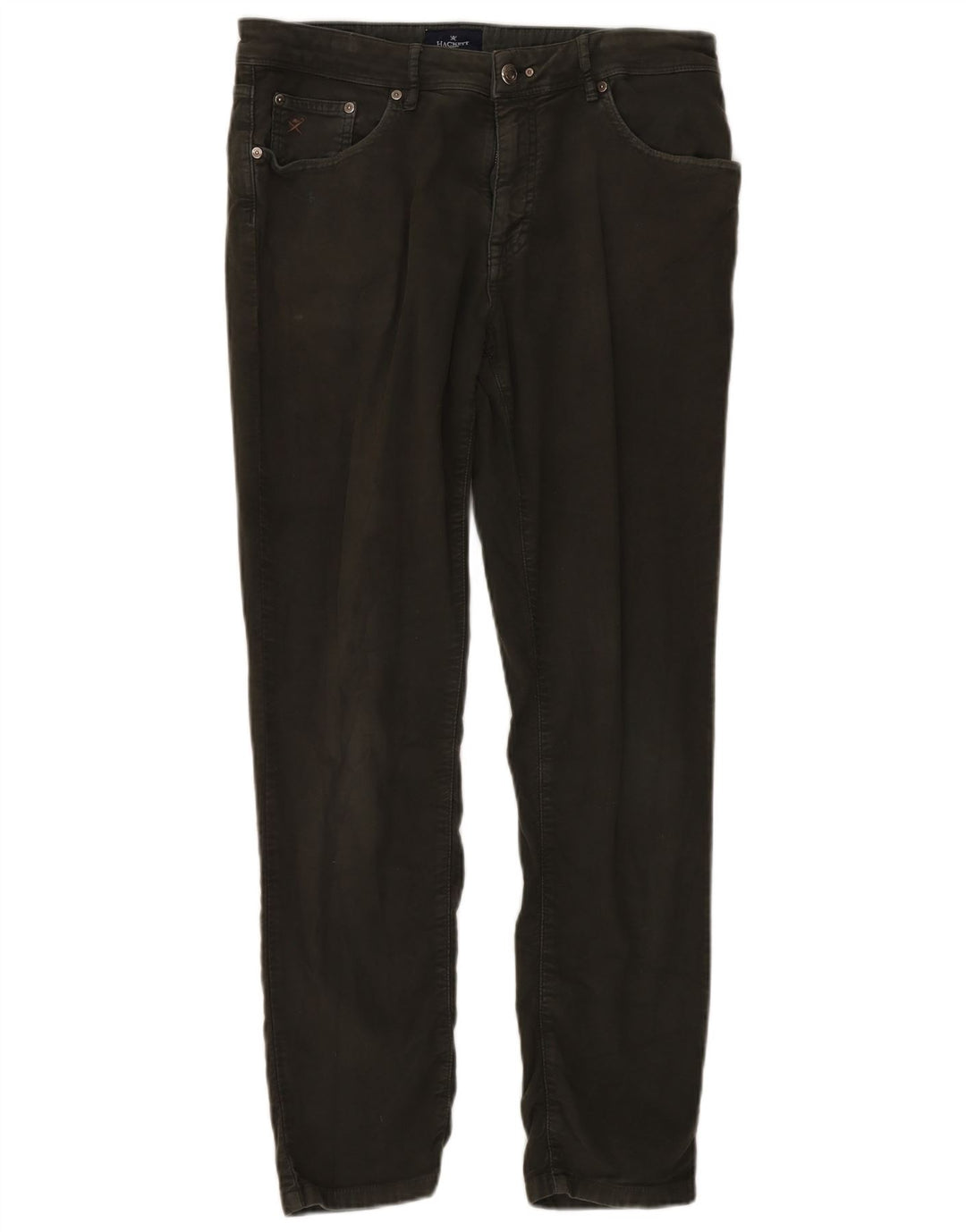 Hackett Calça masculina slim casual W34 L30 algodão cáqui