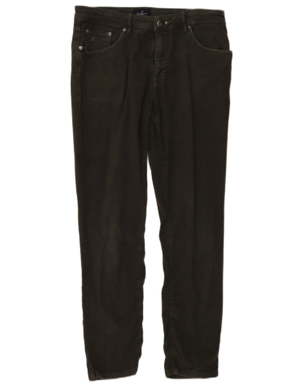 Hackett Calça masculina slim casual W34 L30 algodão cáqui
