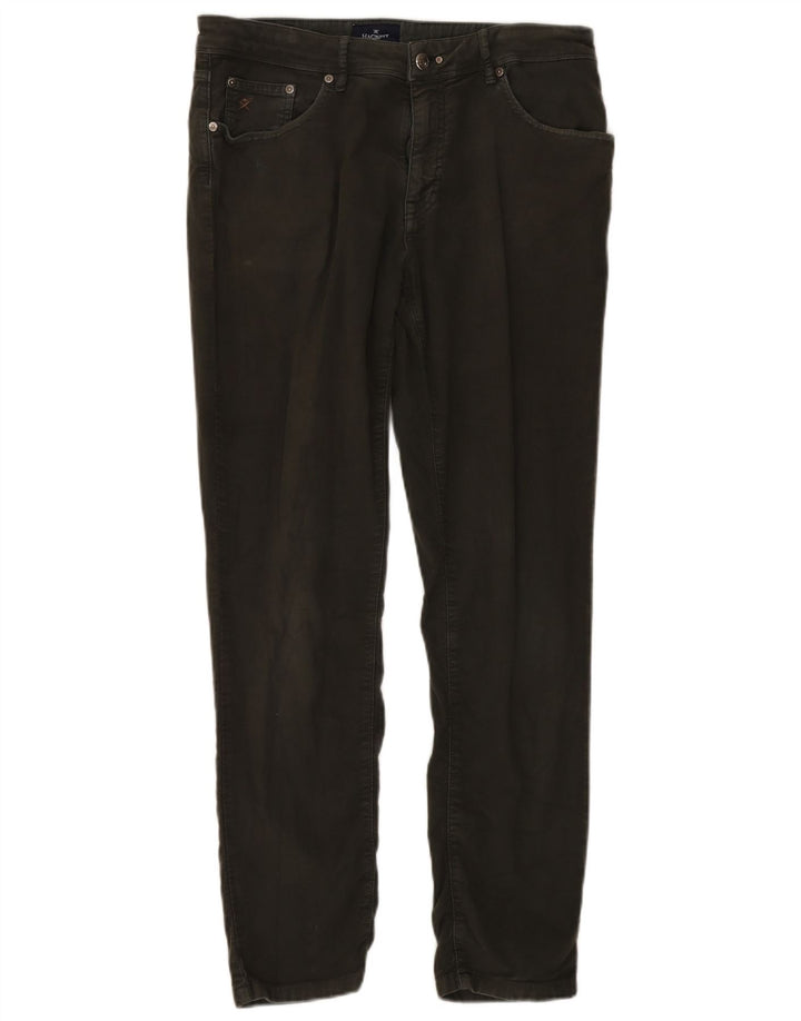 Hackett Calça masculina slim casual W34 L30 algodão cáqui