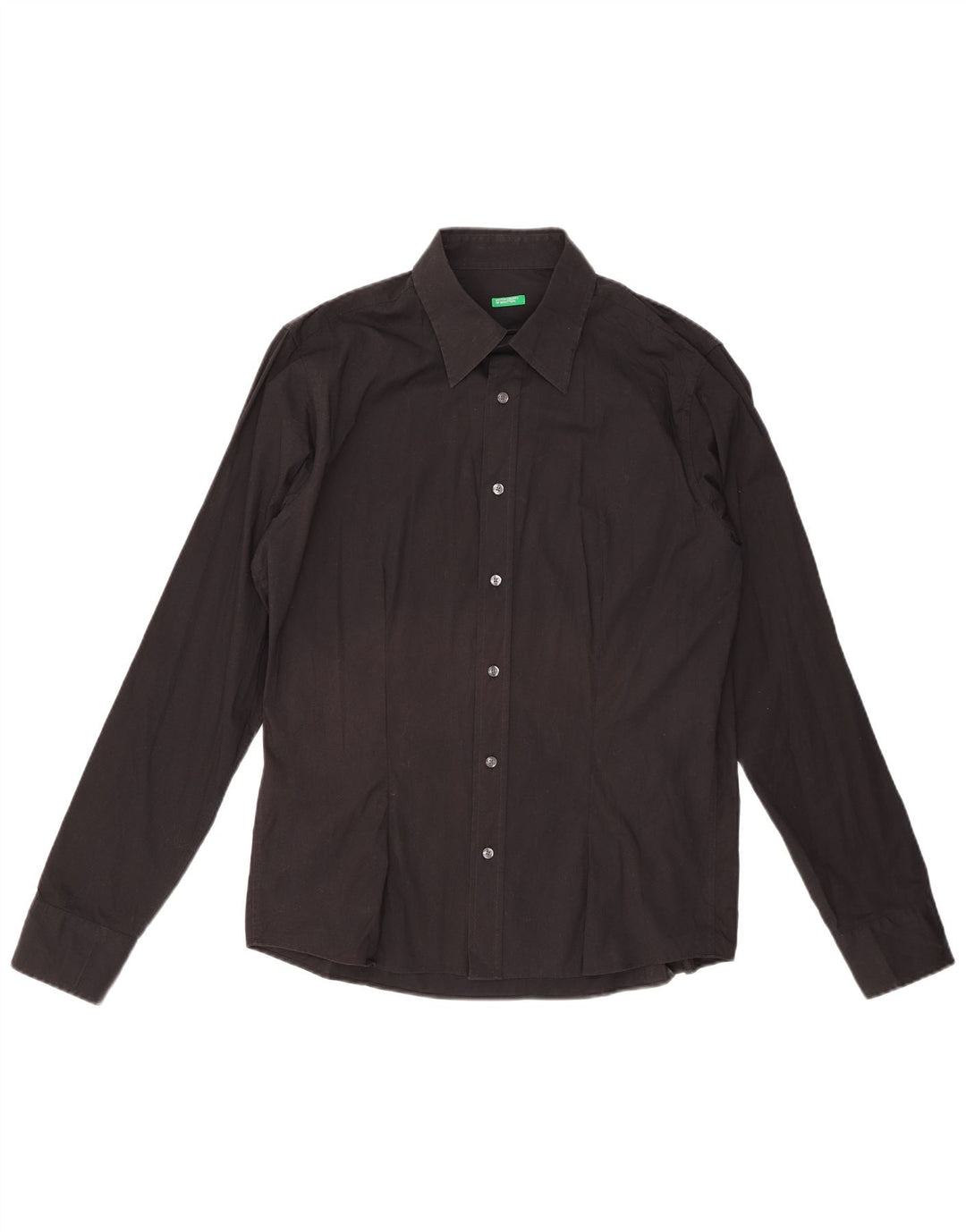 Camisa masculina BENETTON XL algodão preto