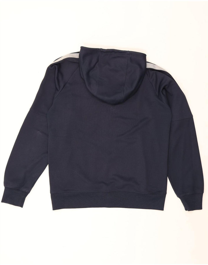 Suéter Nike Masculino Zip com Capuz Médio Azul Marinho Colorblock Poliéster