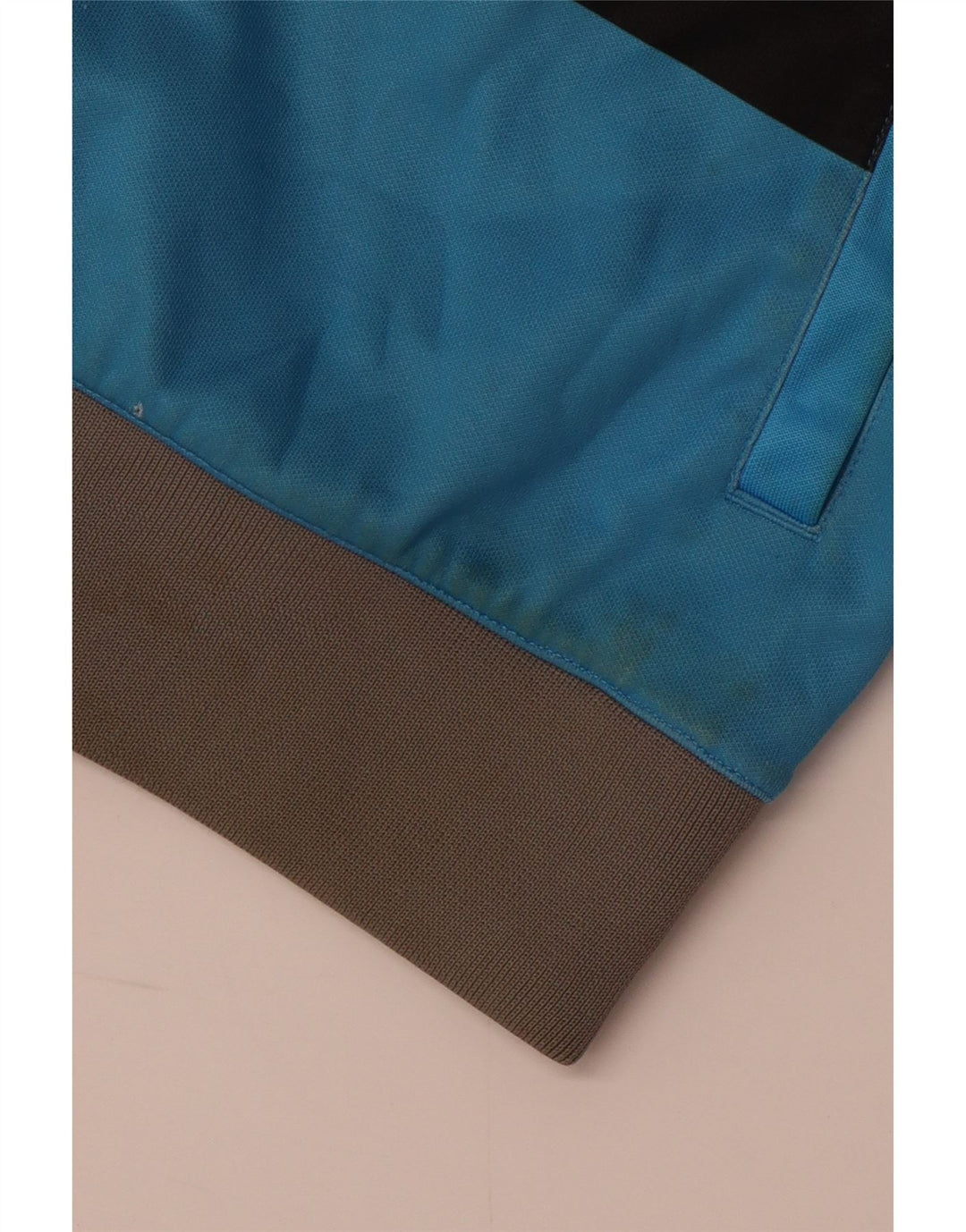 Jaqueta feminina de treino QUIKSILVER UK 16 grande bloco colorido azul