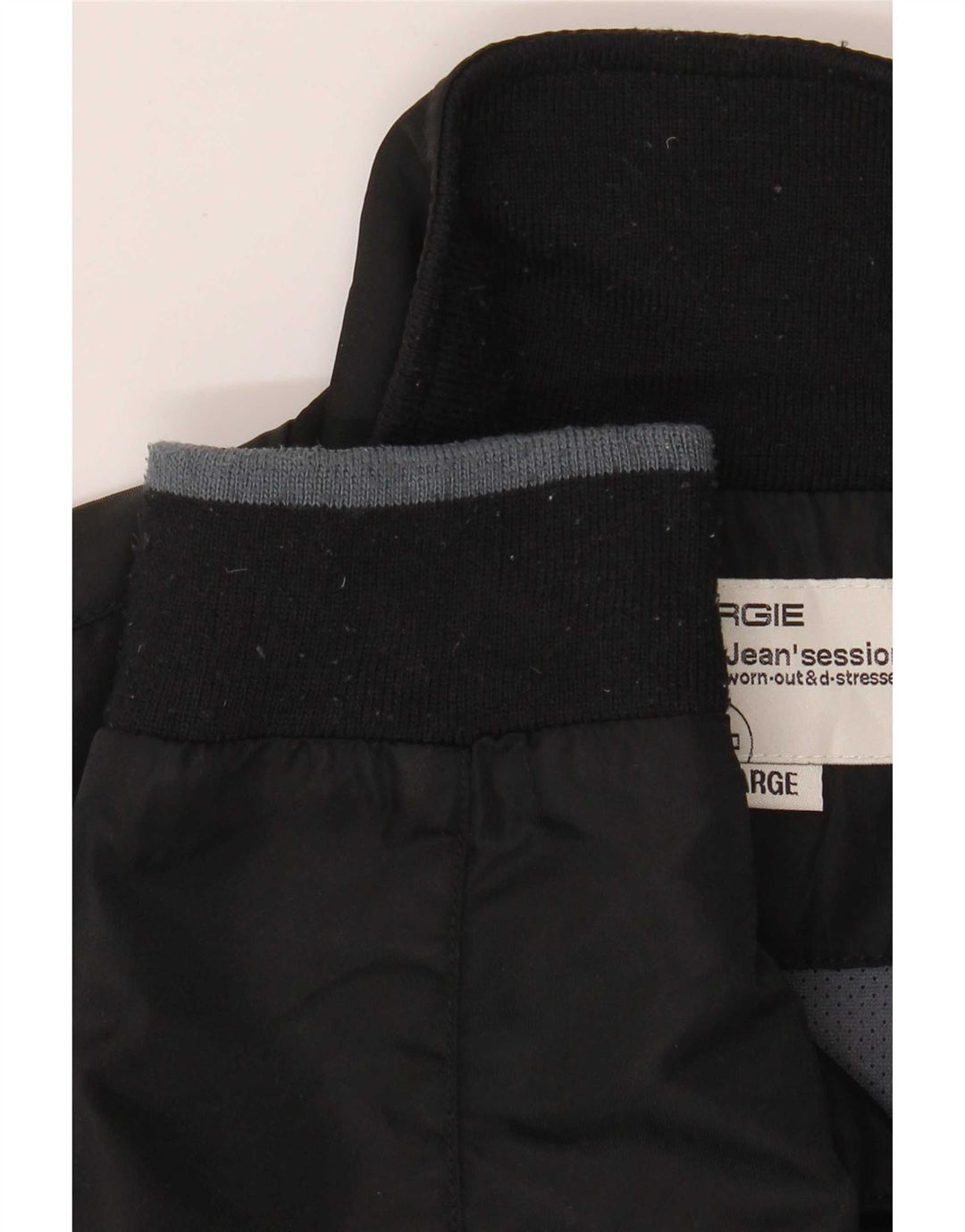 Energie Mens Bomber Jacket UK 40 Grande Poliéster Preto