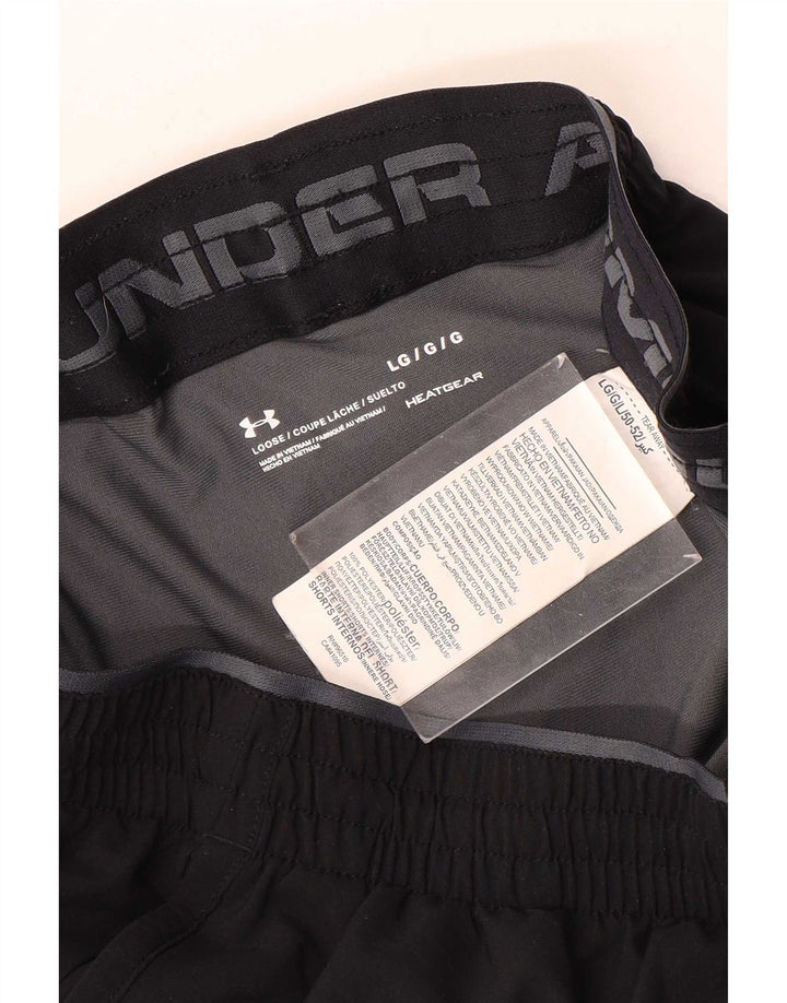 Under Armour Mens Heat Gear Sport Shorts Grande Poliéster Preto