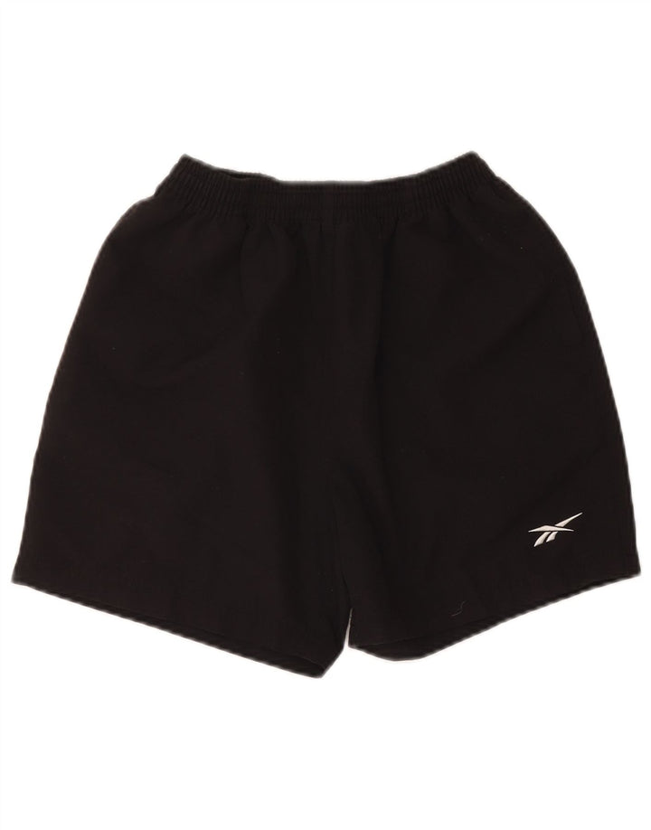 Shorts esportivos femininos Reebok 2XL poliéster preto