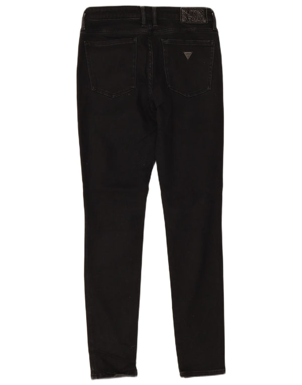Guess Feminino Annette High Rise Skinny Jeans W28 L29 Preto