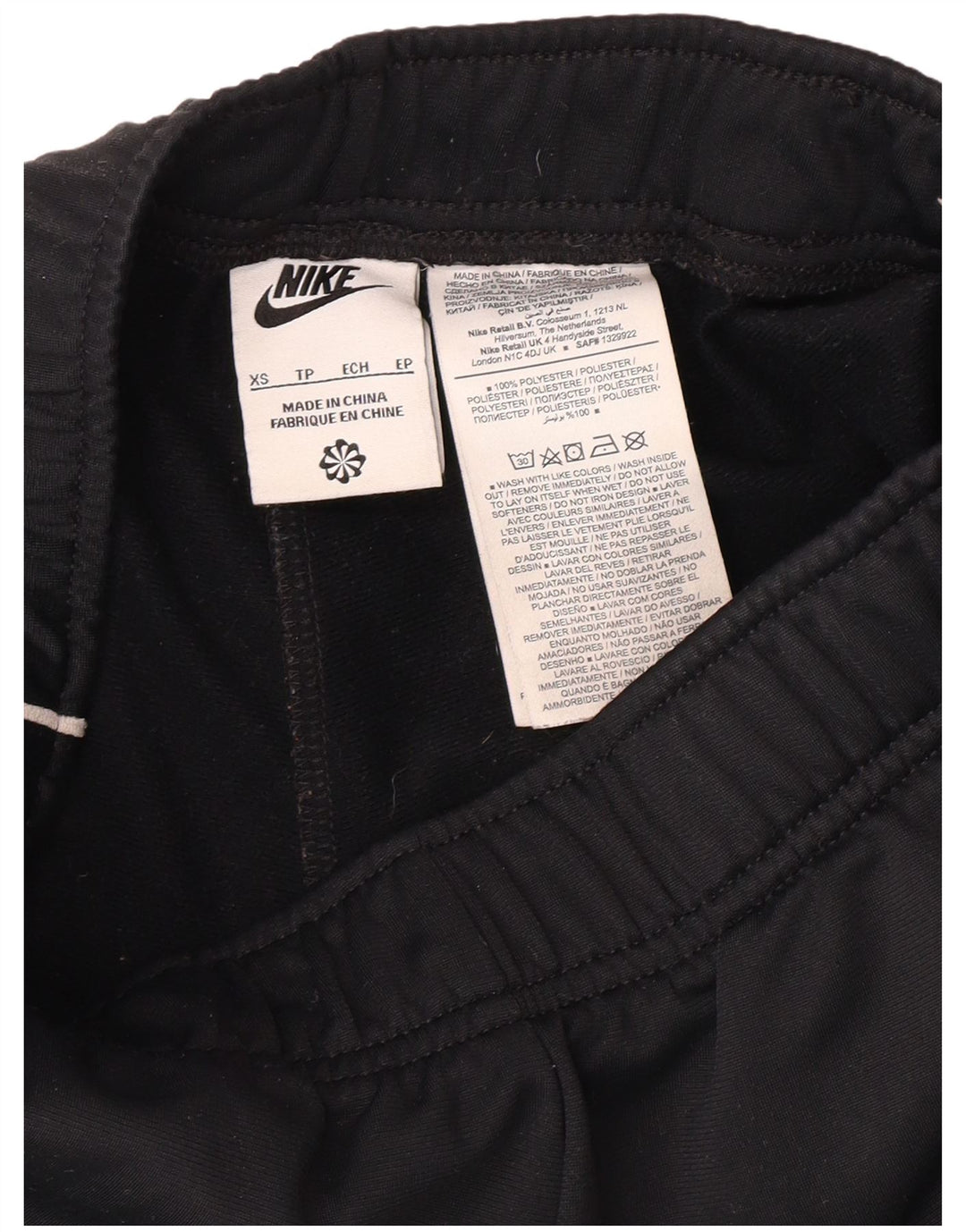 Calça de treino feminina Nike Joggers UK 4 XS preto poliéster