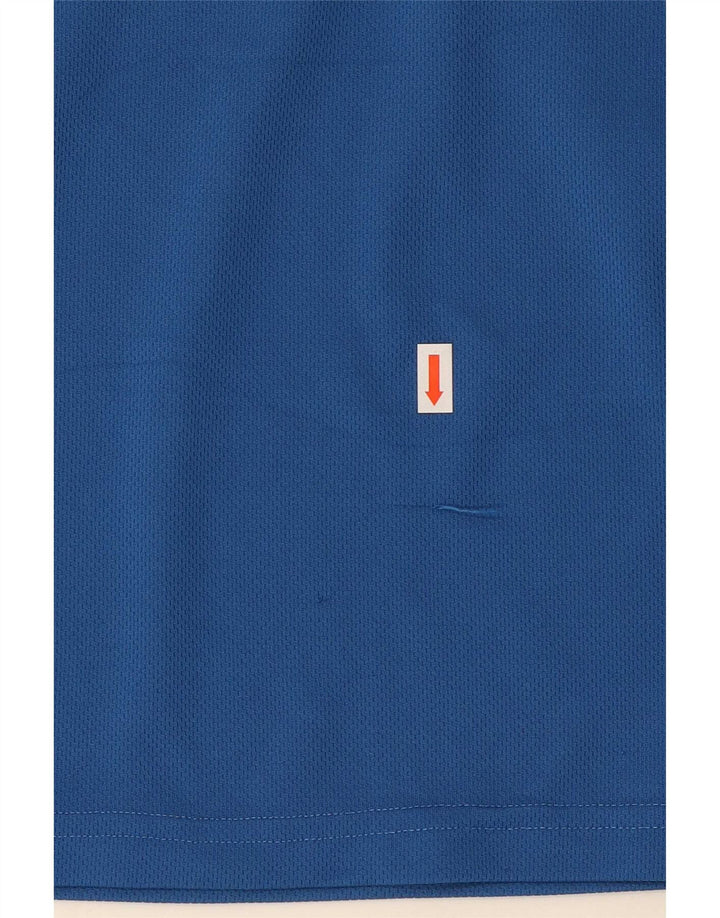 Mountain Warehouse Mens IsoCool Top Manga Longa Médio Azul Colourblock