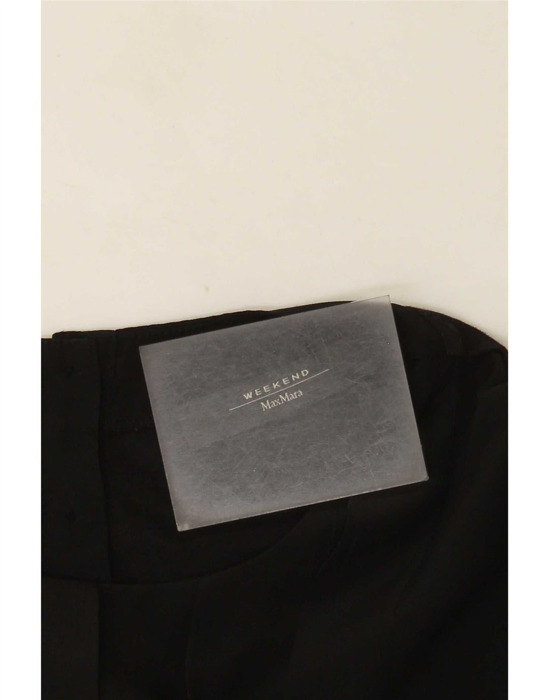 Blusa feminina sem mangas de fim de semana Max Mara Reino Unido 16 grande preta