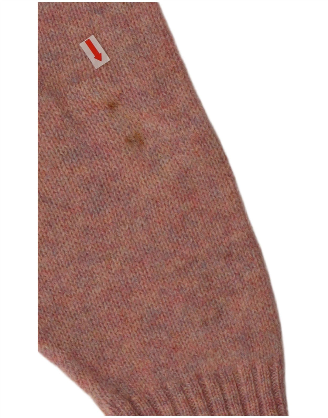 Suéter masculino MC Kenzy com gola redonda de lã rosa médio