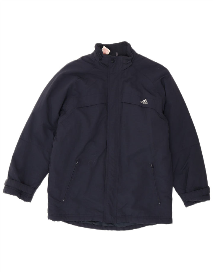 Jaqueta corta-vento Adidas Boys Graphic 13-14 anos azul marinho poliamida