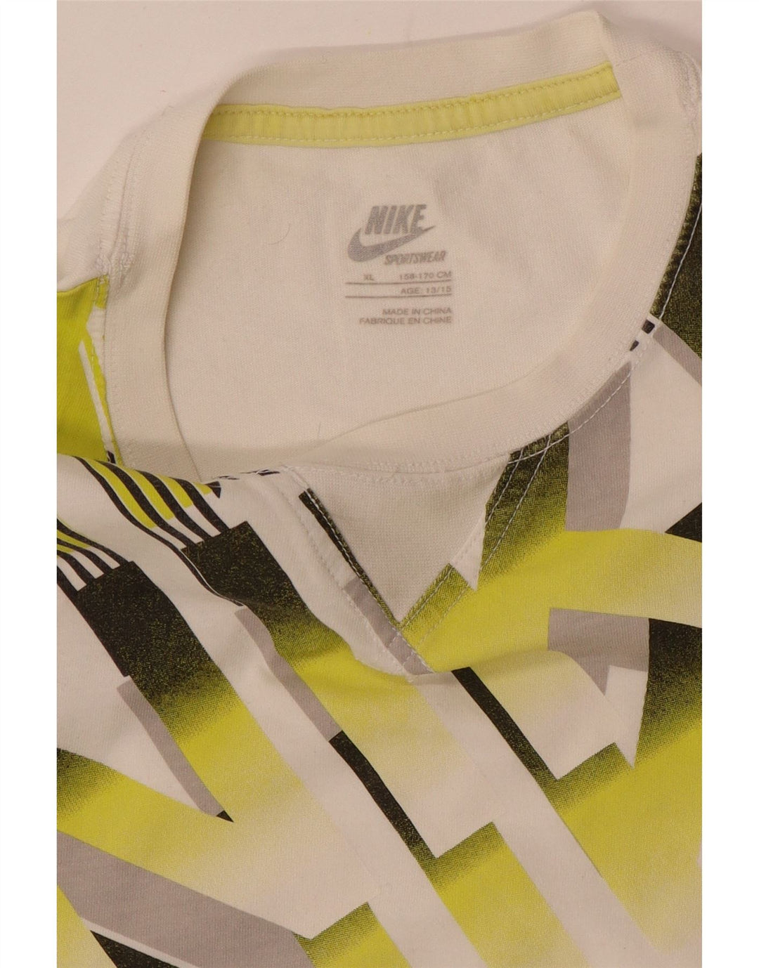 Camiseta Nike Meninos Graphic Top 13-14 Anos XL Branco