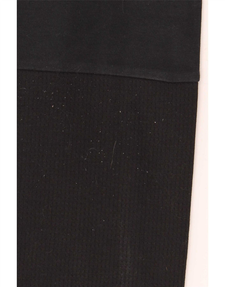 Calça de treino masculina Puma pequena de algodão preto