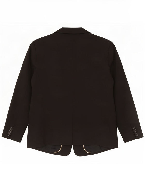Jaqueta blazer feminina de 1 botão Michael Kors EUA 22 3XL poliéster preto moderno