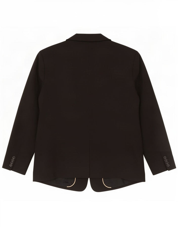 Jaqueta blazer feminina de 1 botão Michael Kors EUA 22 3XL poliéster preto moderno
