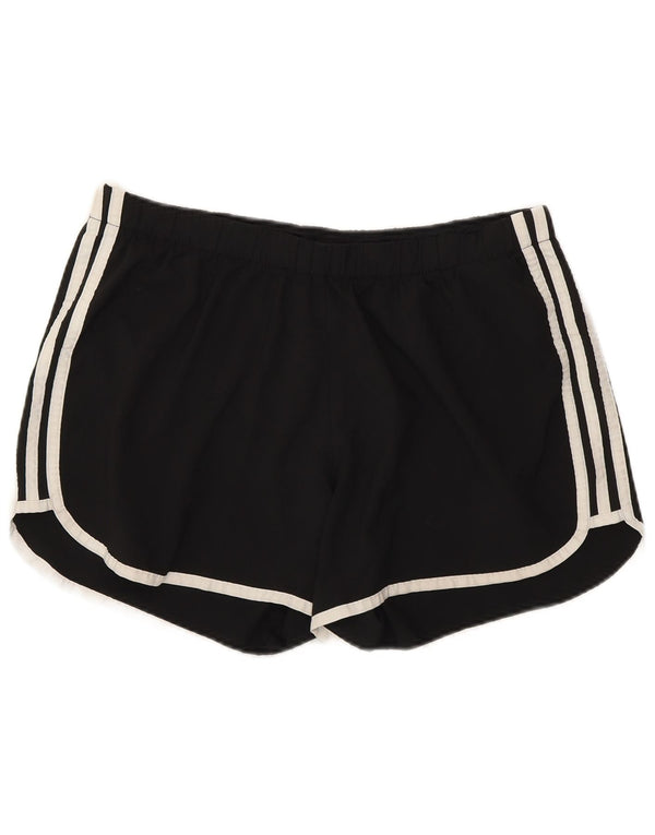 Adidas Womens Climalite Sport Shorts UK 14 Médio Preto Poliéster