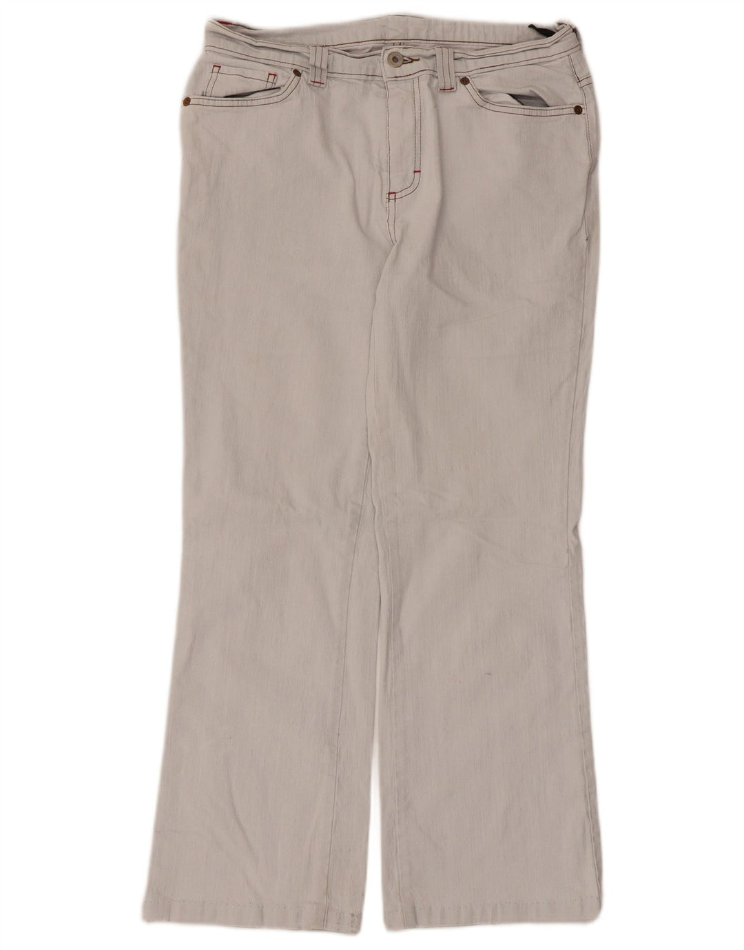 Calça jeans feminina Marks & Spencer Bootcut Reino Unido 12 médio W30 L26 algodão azul