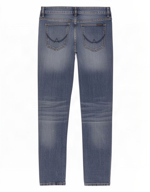 Superdry Mens Straight Jeans W30 L30 Blue Cotton