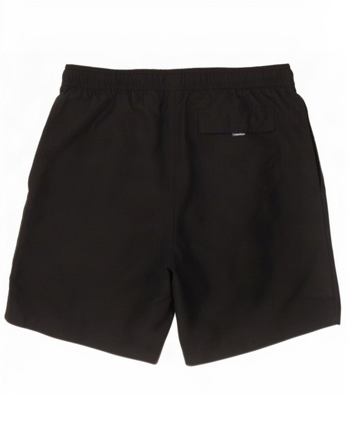 Calvin Klein Shorts de natação masculino médio preto poliéster