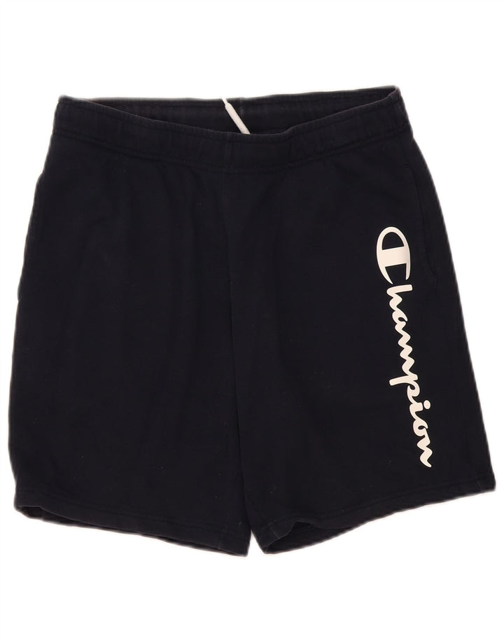 Shorts esportivos gráficos masculinos CHAMPION médio azul marinho