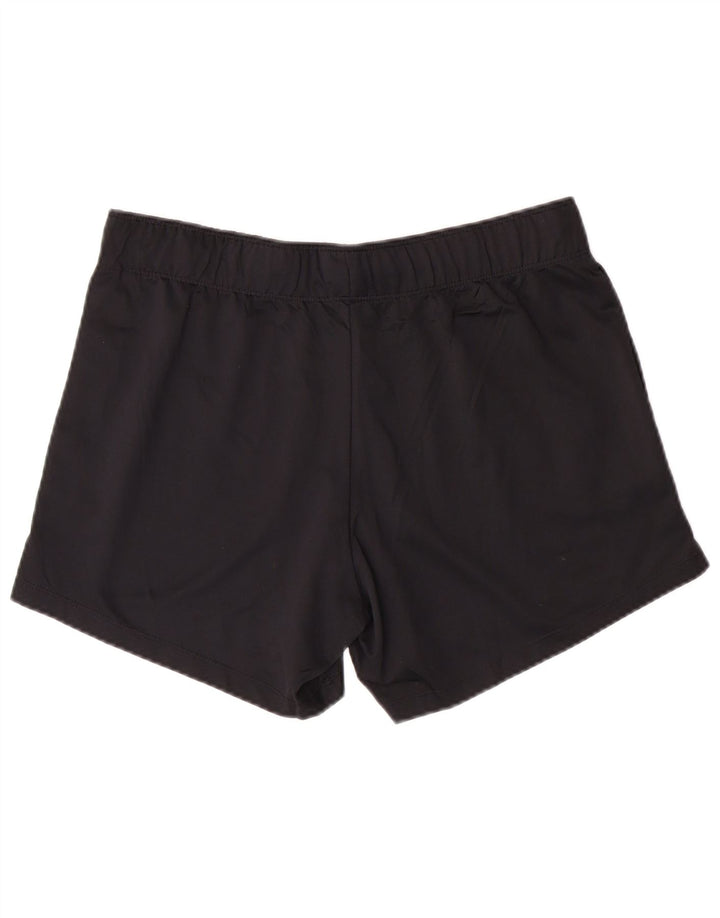 Shorts esportivos femininos NIKE Dri Fit UK 14 médio preto poliéster