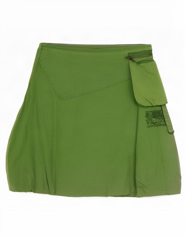 Saia bolha feminina Desigual UE 38 médio W30 verde