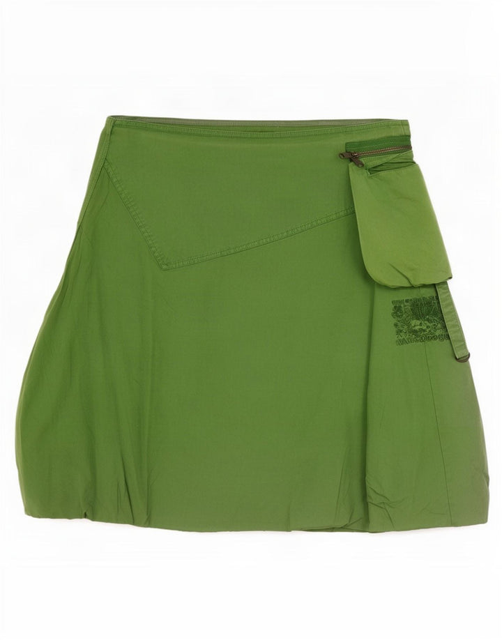 Saia bolha feminina Desigual UE 38 médio W30 verde