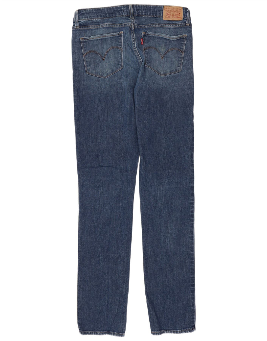 LEVI'S Feminino 712 Slim Jeans W29 L34 Azul Algodão