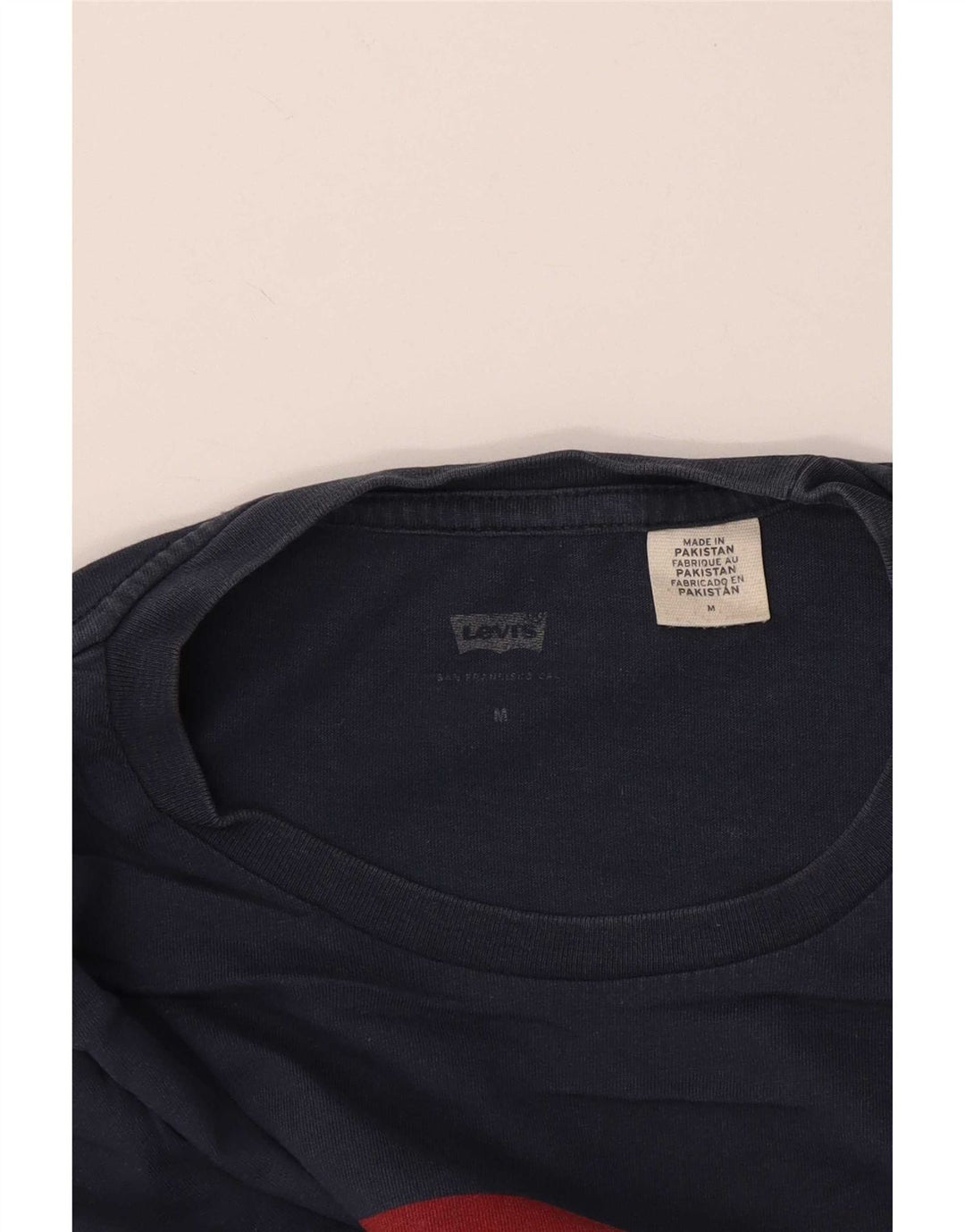 Camiseta gráfica masculina Levi's Top médio azul marinho