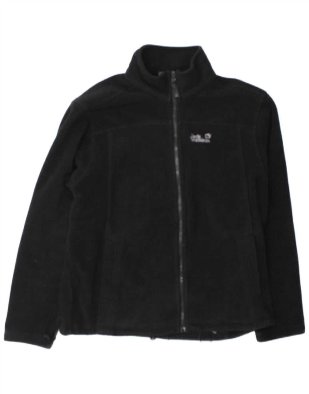 Jaqueta de lã masculina Jack Wolfskin Reino Unido 44/46 XL poliéster preto