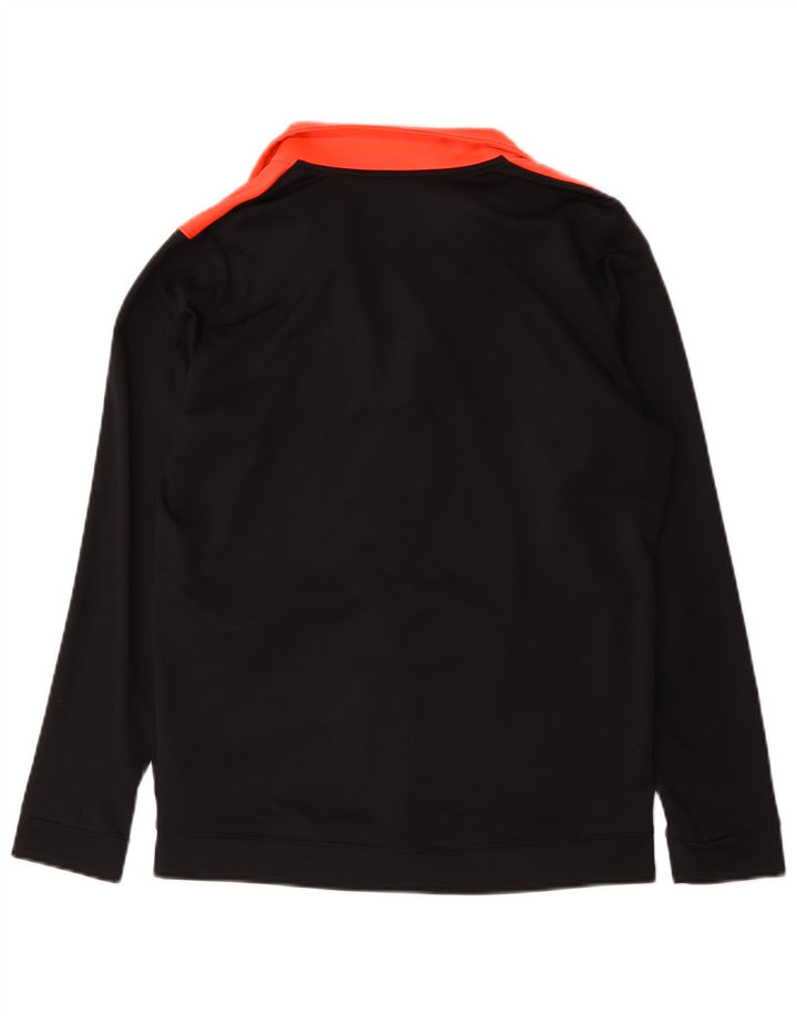 Under Armour Mens Fitted Tracksuit Top Jaqueta Pequena Colorblock Preto