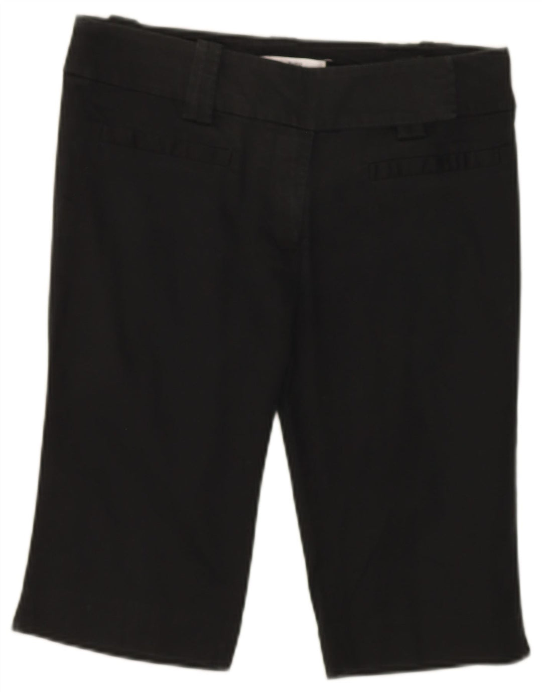 ZARA Bermuda feminina básica EU 38 pequena W28 algodão preto