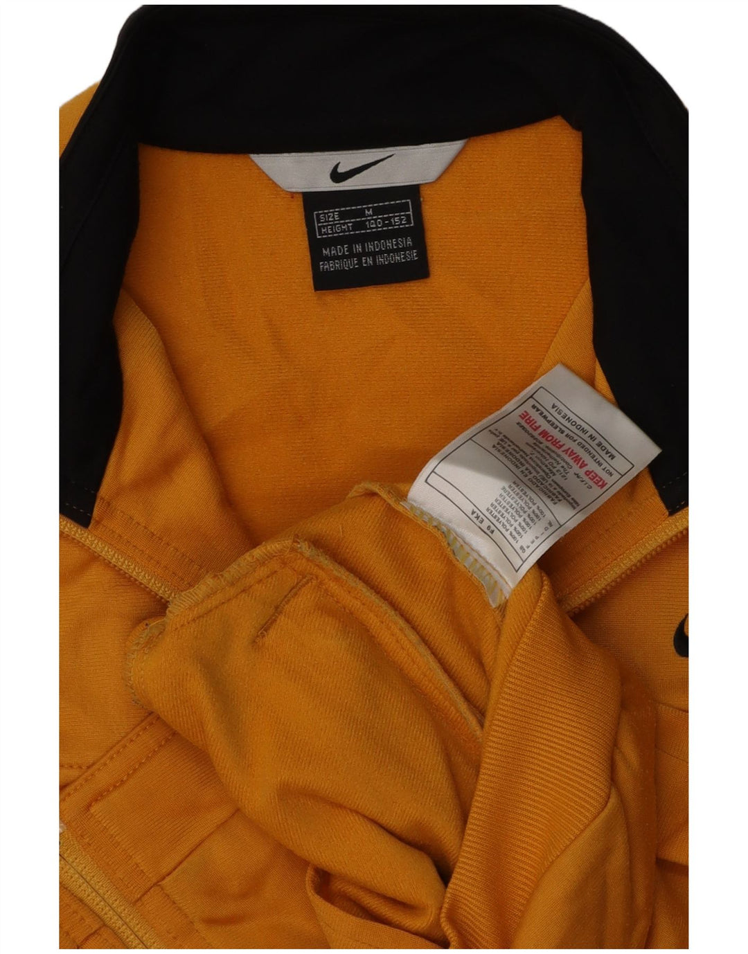 Jaqueta Nike Boys Tracksuit Top 10-11 Anos Poliéster Amarelo Médio