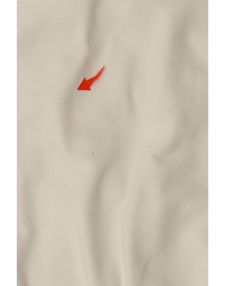 TRIGEMA Suéter cardigã masculino pequeno algodão branco