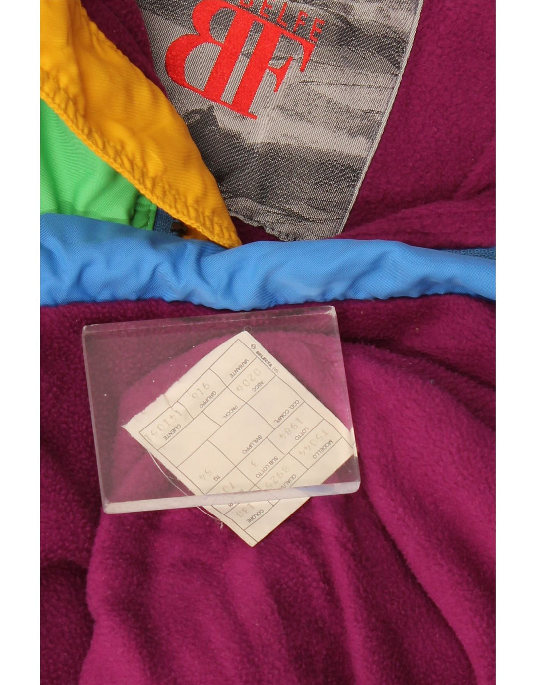 Jaqueta de esqui masculina BELFE IT 54 2XL poliéster colorblock azul