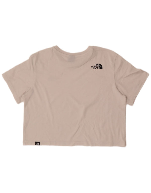Camiseta feminina The North Face Crop Top UK 14 Médio Branco