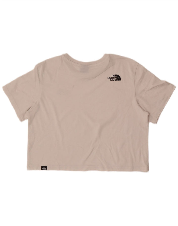 Camiseta feminina The North Face Crop Top UK 14 Médio Branco
